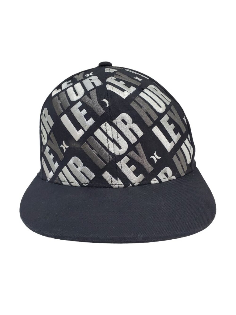 Hurley 210 Embroidered Flexfit Logo Fitted 7 1/4 - 7 5/8 Baseball Cap Hat